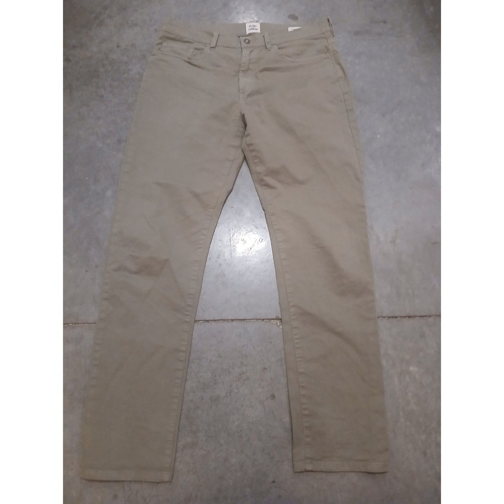 Flint and Tinder Straigh Fit Chino Pants Tan Five Pocket 34x31 (Tag 33x32)